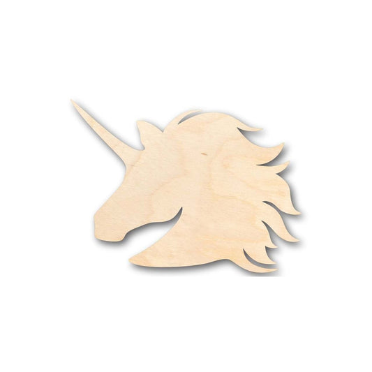 Unfinished Wood Unicorn Shape - Mythical - Beast - Craft - up to 46" DIY - NameSigns.com