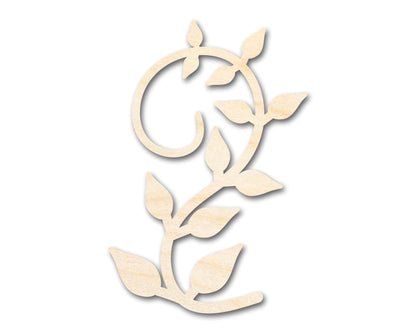 Unfinished Wood Vine Shape - Plant Craft - up to 46" DIY - NameSigns.com