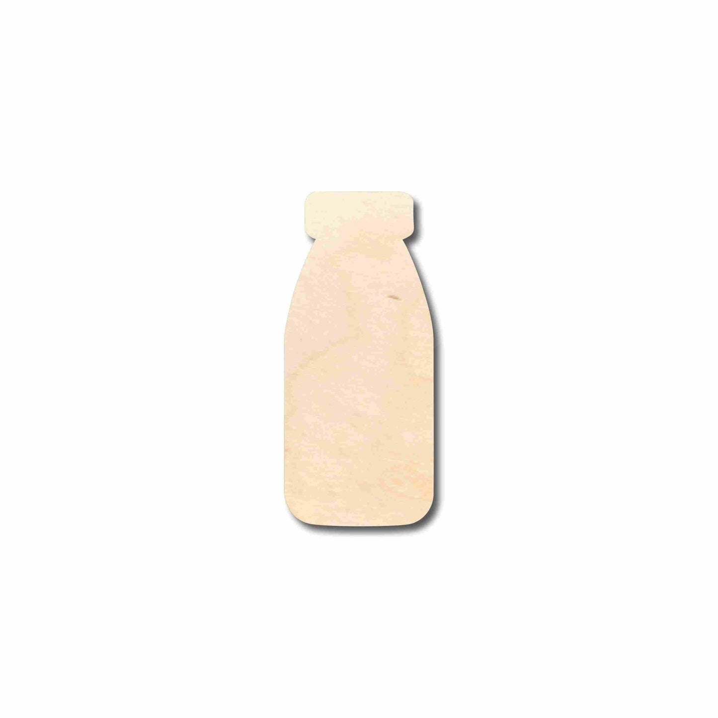 Unfinished Wood Vintage Milk Bottle Silhouette - Craft - up to 46" DIY - NameSigns.com