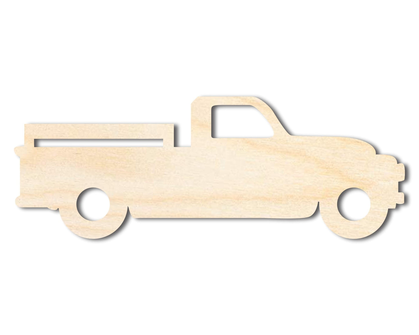 Unfinished Wood Vintage Pickup Truck Shape - Vehicle Truck Craft - up to 46" DIY - NameSigns.com
