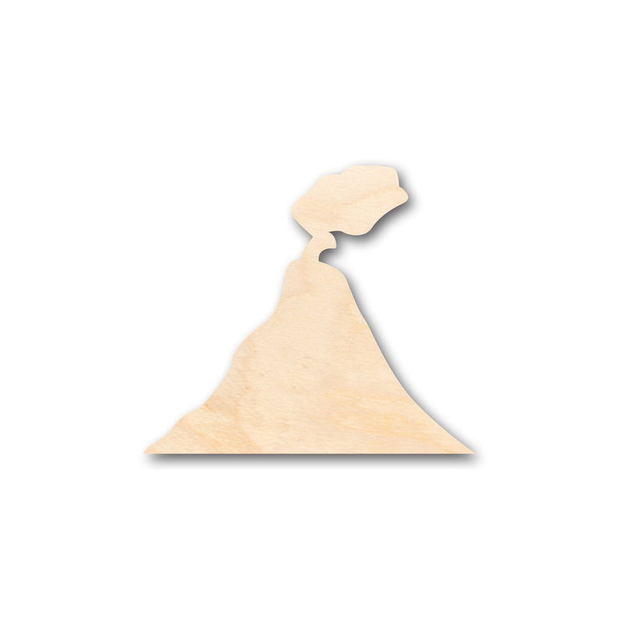 Unfinished Wood Volcano Shape - Craft - up to 46" DIY - NameSigns.com