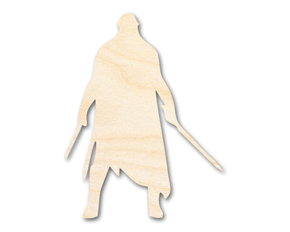 Unfinished Wood Warrior Shape - Craft - up to 46" - NameSigns.com