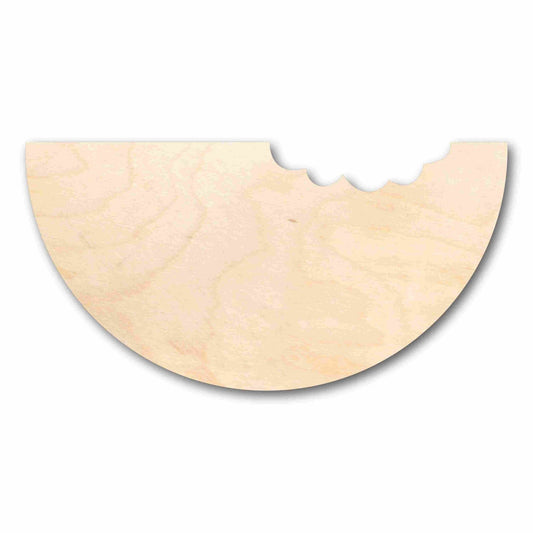 Unfinished Wood Watermelon Slice with Bite Silhouette - Craft - up to 46" DIY - NameSigns.com