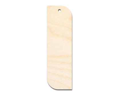 Unfinished Wood Wavy Bookmark Shape | DIY Craft Cutout | up to 12" DIY - NameSigns.com
