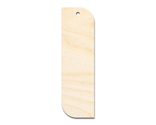 Unfinished Wood Wavy Bookmark Shape | DIY Craft Cutout | up to 12" DIY - NameSigns.com