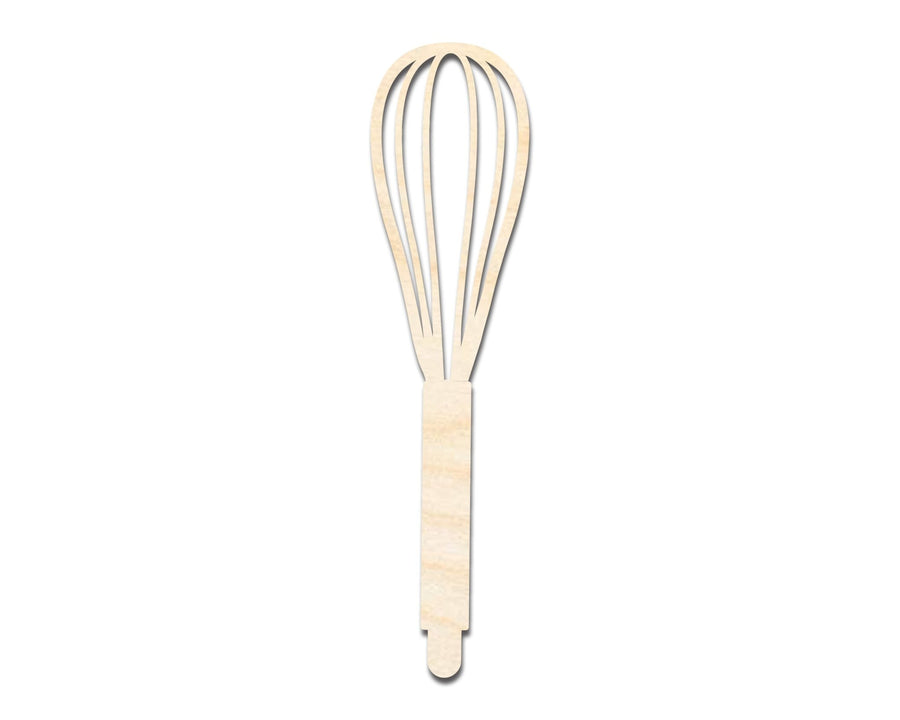 Unfinished Wood Whisk Shape | DIY Craft Cutout | up to 46" DIY - NameSigns.com