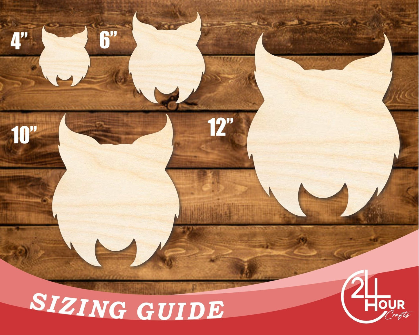Unfinished Wood Wildcat Mascot Shape | DIY Craft Cutout | up to 46" DIY - NameSigns.com