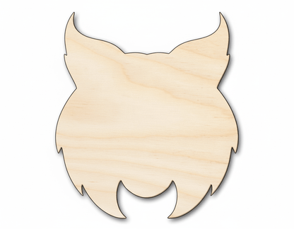 Unfinished Wood Wildcat Mascot Shape | DIY Craft Cutout | up to 46" DIY - NameSigns.com
