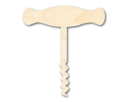 Unfinished Wood Wine Opener Shape | DIY Craft Cutout | up to 46" DIY - NameSigns.com