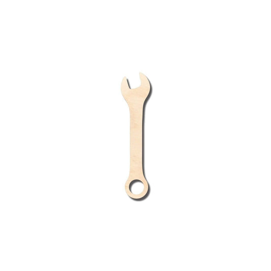 Unfinished Wood Wrench Shape - Tool - Craft - up to 46" DIY - NameSigns.com