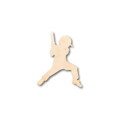 Unfinished Wood Youth Baseball Shape - Craft - up to 46" DIY - NameSigns.com