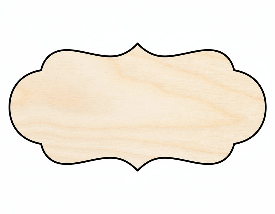 Wood Award Plaque Silhouette - Craft - Blank Door Hanger Wooden Cutout Cut Outs - Unfinished - NameSigns.com