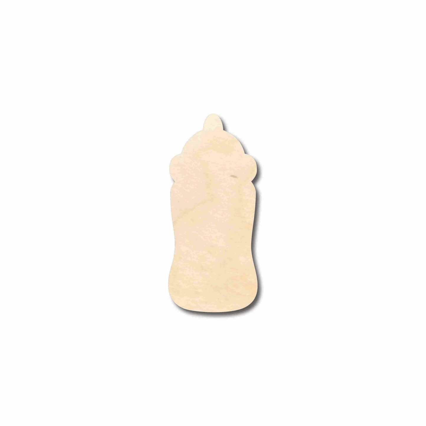 Wood Baby Bottle – Baltic Birch Plywood Cutout for DIY Nursery Decor Blank Door Hanger Wooden Cutout Cut Outs - Unfinished - NameSigns.com