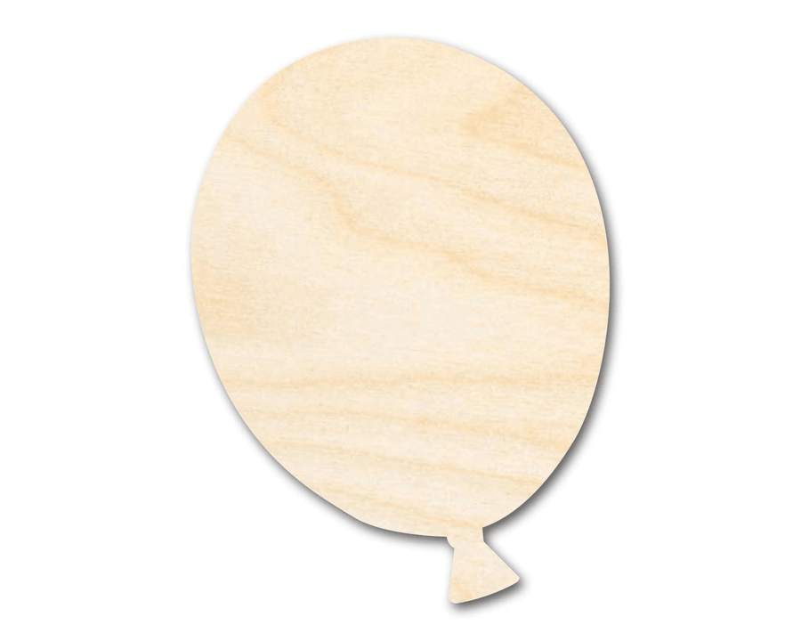 Wood Balloon – DIY Wooden Shapes | Craft Project Supplies & Cutouts Blank Door Hanger Wooden Cutout Cut Outs - Unfinished - NameSigns.com