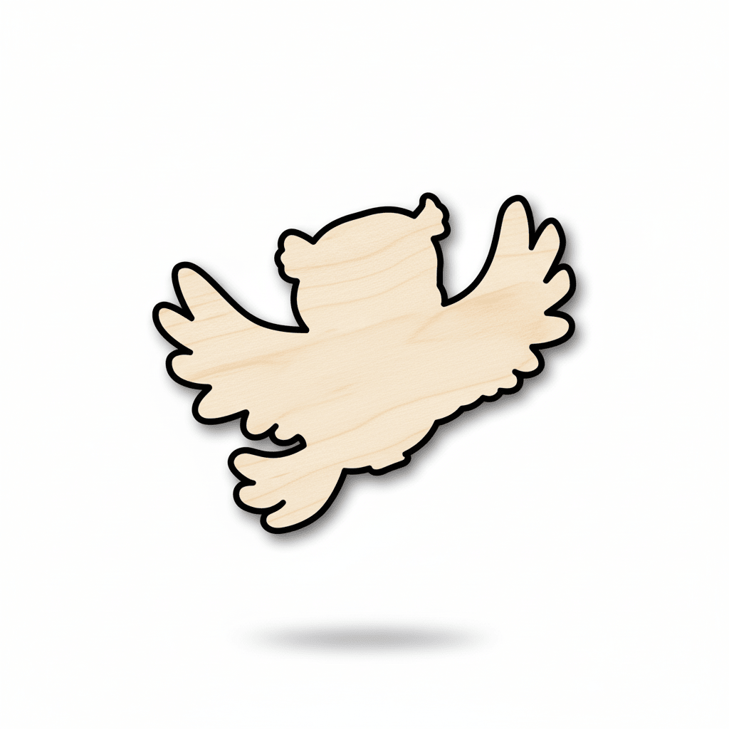 Wood Bird Shape – DIY Wood Cutouts & Craft Project Supplies 46" Blank Door Hanger Wooden Cutout Cut Outs - Unfinished - NameSigns.com