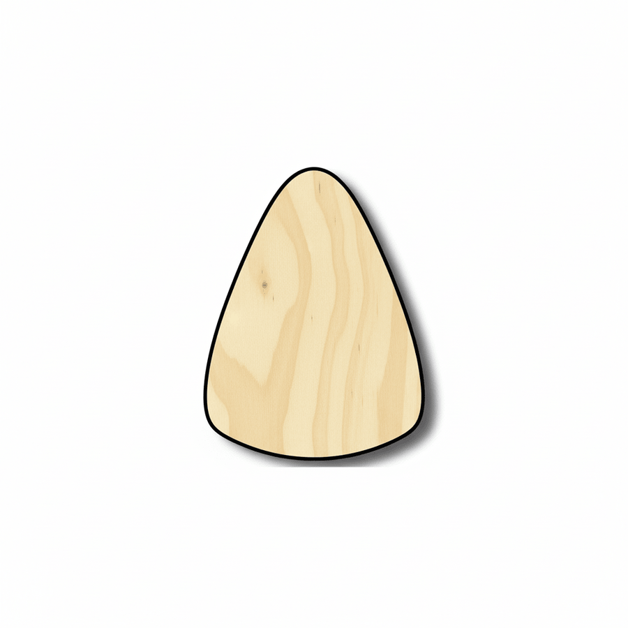 Wood Candy Corn – Laser Cut Wood Craft Shapes for Halloween Decor Blank Door Hanger Wooden Cutout Cut Outs - Unfinished - NameSigns.com