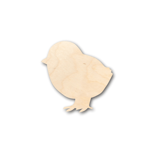 Wood Chick – Baltic Birch Plywood Craft Wood Shapes | DIY Cutouts Blank Door Hanger Wooden Cutout Cut Outs - Unfinished - NameSigns.com
