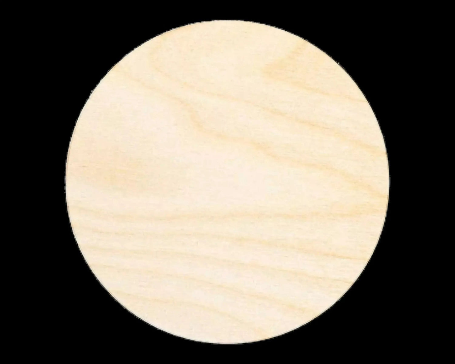 Wood Circle Round Circle Blank DIY Craft Cutout Up to 36" - NameSigns.com