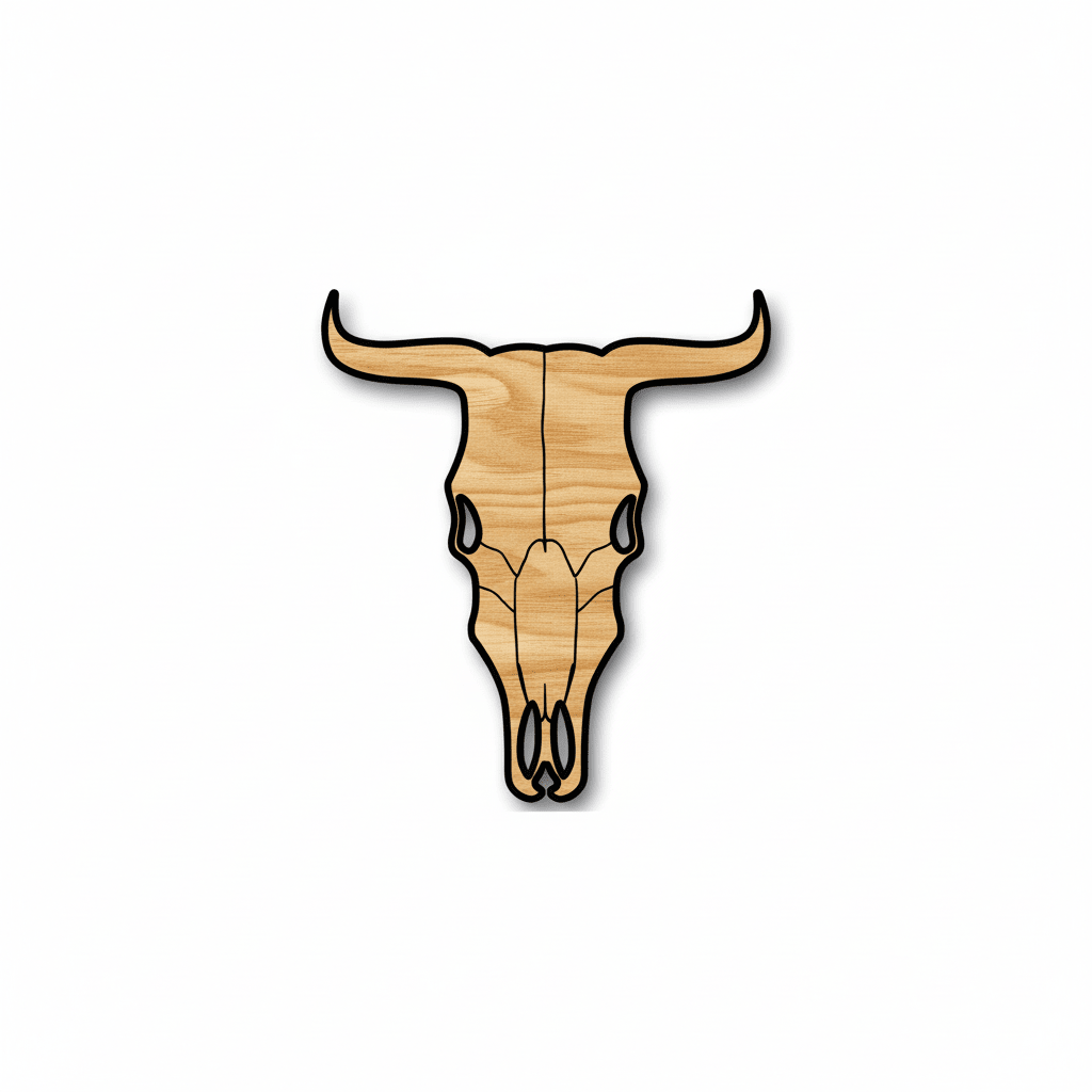 Wood Cow Head | DIY Wooden Cutout Farm Animal Decor - Rustic Wall Art 46" Blank Door Hanger Wooden Cutout Cut Outs - Unfinished - NameSigns.com