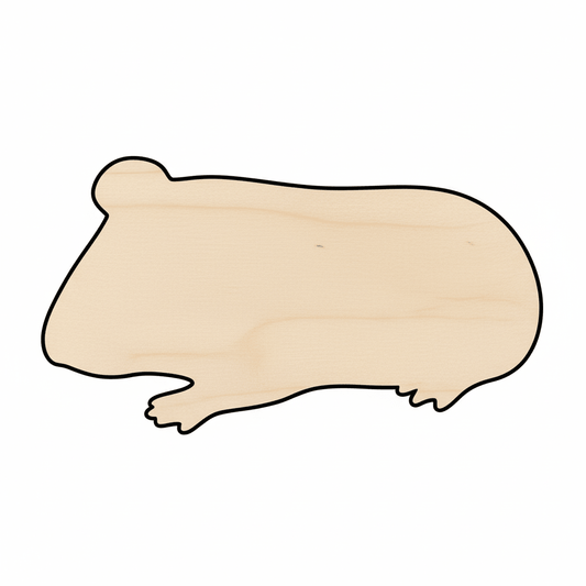 Wood Craft – Guinea Pig Wood Cutout | DIY Wooden Animal Shapes 46" Blank Door Hanger Wooden Cutout Cut Outs - Unfinished - NameSigns.com