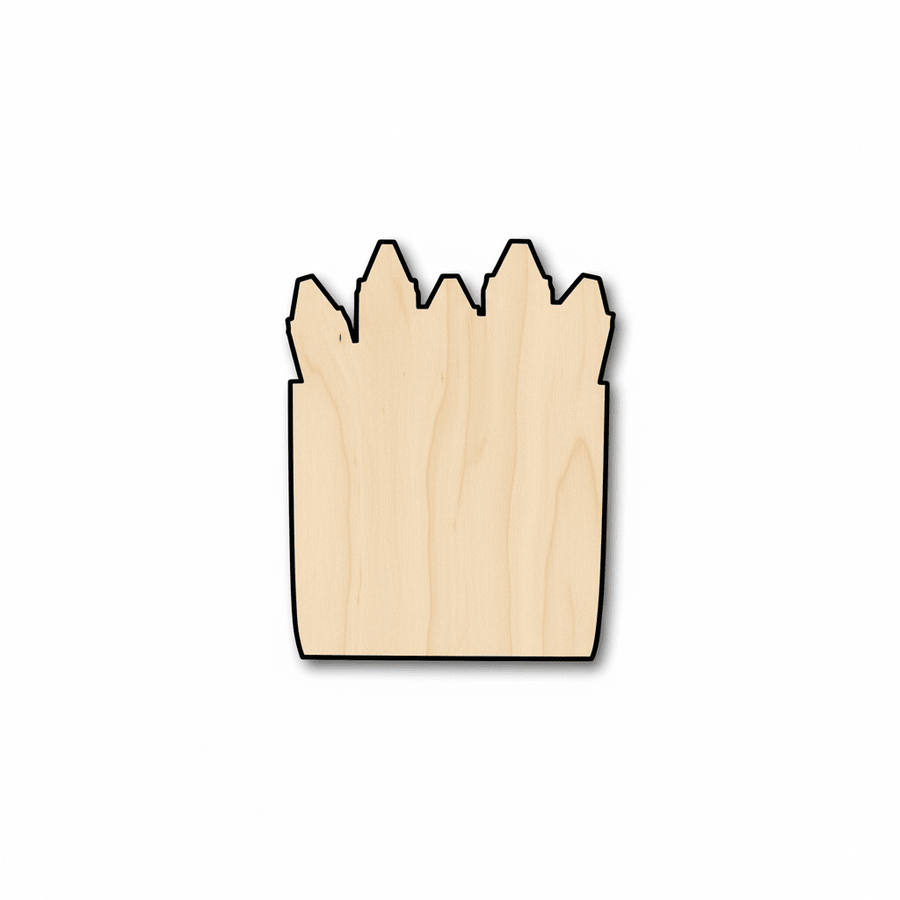 Wood Crayon Set Shape - Craft - Blank Door Hanger Wooden Cutout Cut Outs - Unfinished - NameSigns.com