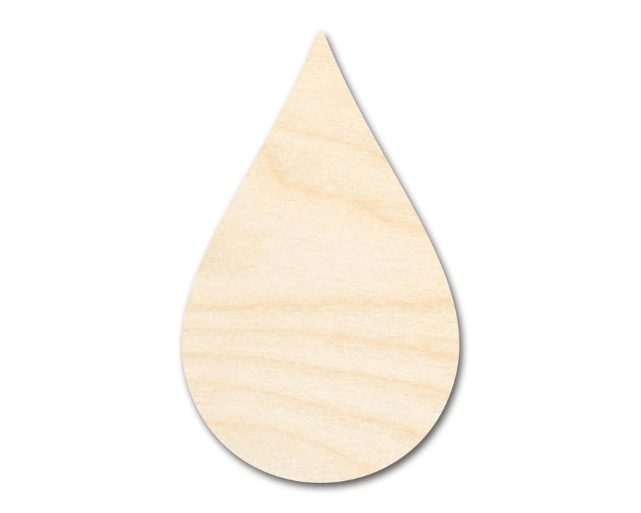 Wood Cutout – Cloud Raindrop Design | Laser Cut Wood Craft Shapes Blank Door Hanger Wooden Cutout Cut Outs - Unfinished - NameSigns.com