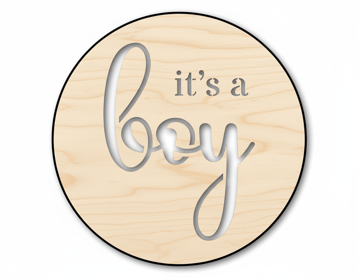 Wood Cutout – Custom Wooden Cutout | Birch Plywood Shapes for DIY Crafts Blank Door Hanger Wooden Cutout Cut Outs - Unfinished - NameSigns.com