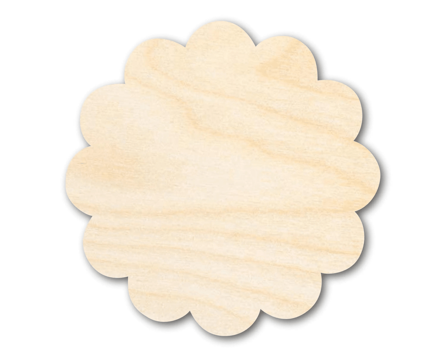 Wood Cutout – Daisy Flower Shape | Laser Cut Wood Craft Supplies Blank Door Hanger Wooden Cutout Cut Outs - Unfinished - NameSigns.com