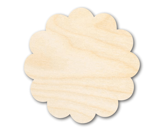 Wood Cutout – Daisy Flower Shape | Laser Cut Wood Craft Supplies Blank Door Hanger Wooden Cutout Cut Outs - Unfinished - NameSigns.com