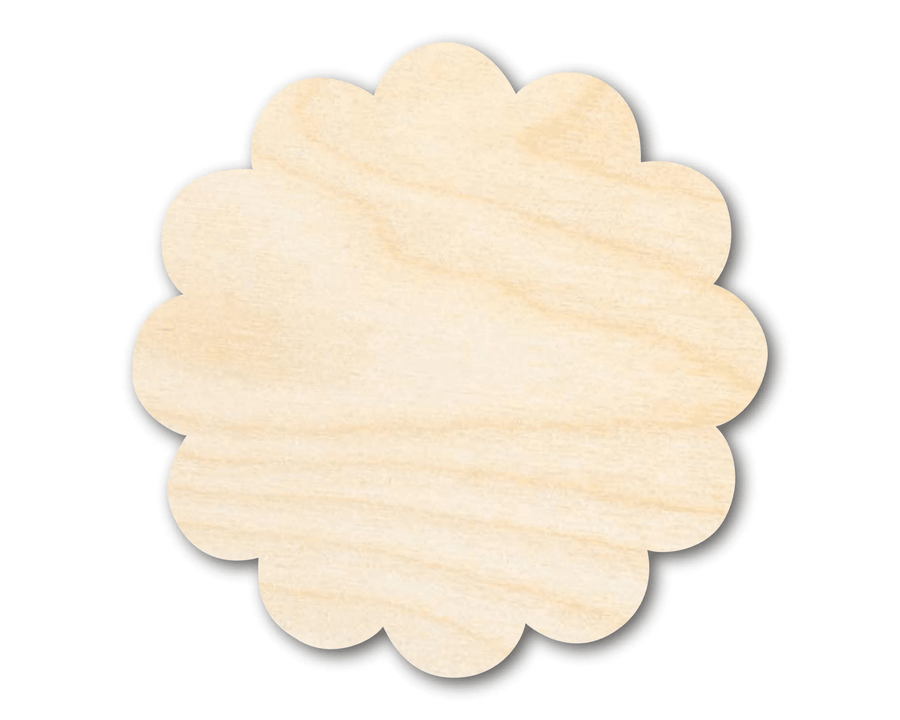 Wood Cutout – Daisy Flower Shape | Laser Cut Wood Craft Supplies Blank Door Hanger Wooden Cutout Cut Outs - Unfinished - NameSigns.com
