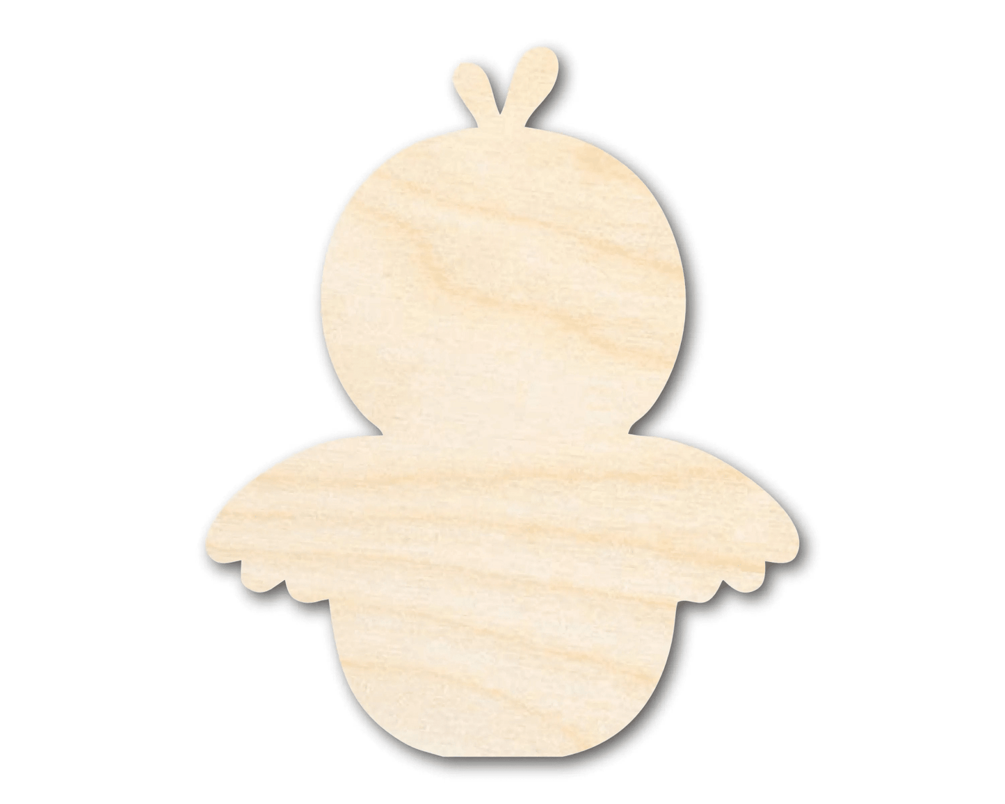 Wood Cutout Easter Chick Silhouette – DIY Craft Supplies & Projects Blank Door Hanger Wooden Cutout Cut Outs - Unfinished - NameSigns.com