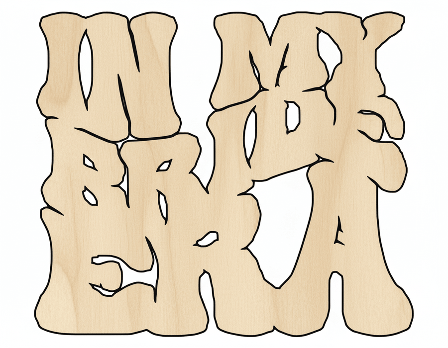 Wood Cutout – Large DIY Wood Craft Shapes Up to 46" | Baltic Birch Blank Door Hanger Wooden Cutout Cut Outs - Unfinished - NameSigns.com