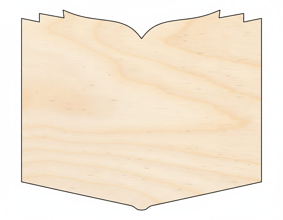 Wood Cutout Shape – Sanded Birch Wood DIY Craft Cutouts by NameSigns.com - NameSigns.com