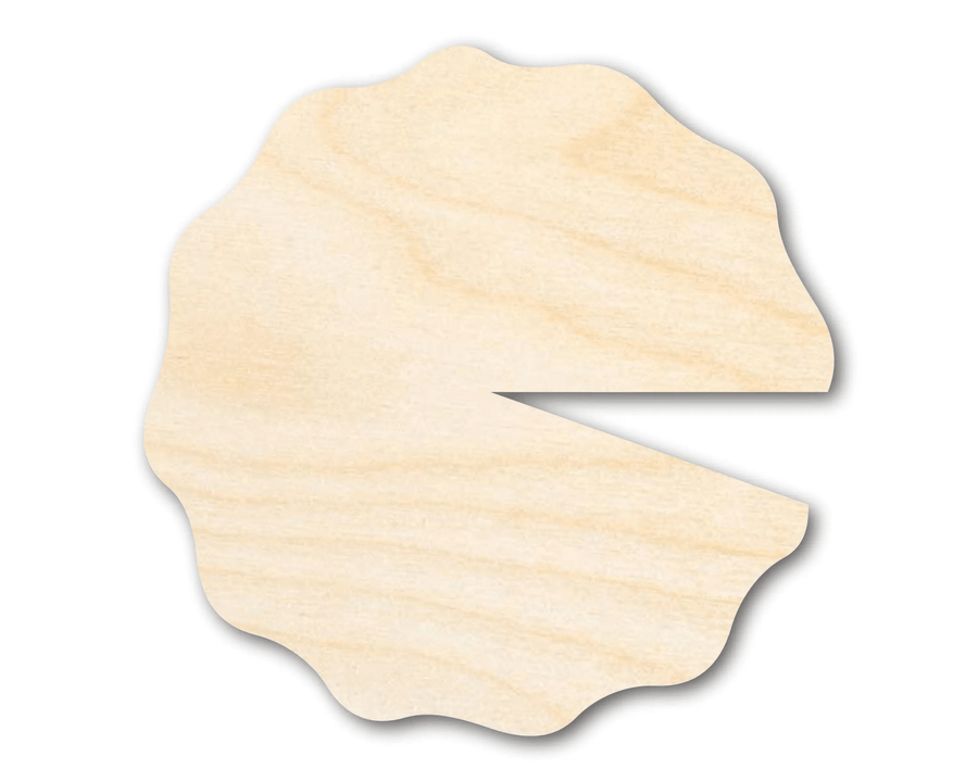 Wood Cutout – Water Lily Wooden Flower | DIY Wood Craft Shapes Blank Door Hanger Wooden Cutout Cut Outs - Unfinished - NameSigns.com