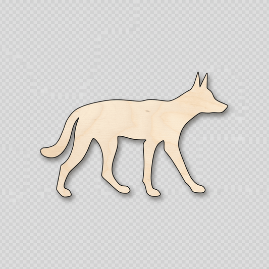 Wood Dingo - Birch Plywood Shapes | DIY Wooden Animal Craft Pieces Blank Door Hanger Wooden Cutout Cut Outs - Unfinished - NameSigns.com