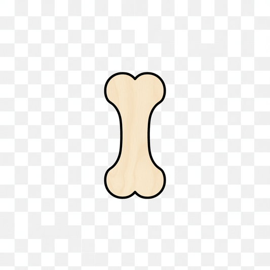 Wood Dog Bone – Natural Wood Blanks for DIY Pet Crafts Up to 46" Blank Door Hanger Wooden Cutout Cut Outs - Unfinished - NameSigns.com