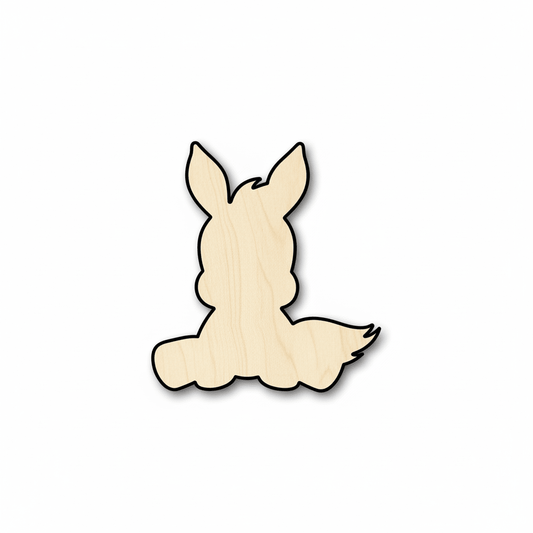 Wood Donkey - Handmade Wooden Figures for DIY Wood Projects Up to 46" Blank Door Hanger Wooden Cutout Cut Outs - Unfinished - NameSigns.com