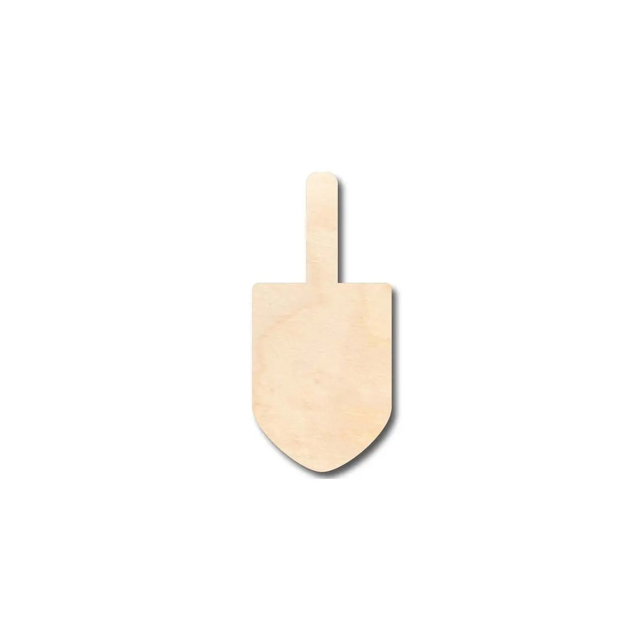 Wood Dreidel Shape - Hanukkah - Craft - Chanukah Blank Door Hanger Wooden Cutout Cut Outs - Unfinished - NameSigns.com
