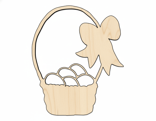 Wood Egg - Baltic Birch Plywood DIY Wood Shape for Easter Basket Decor Blank Door Hanger Wooden Cutout Cut Outs - Unfinished - NameSigns.com