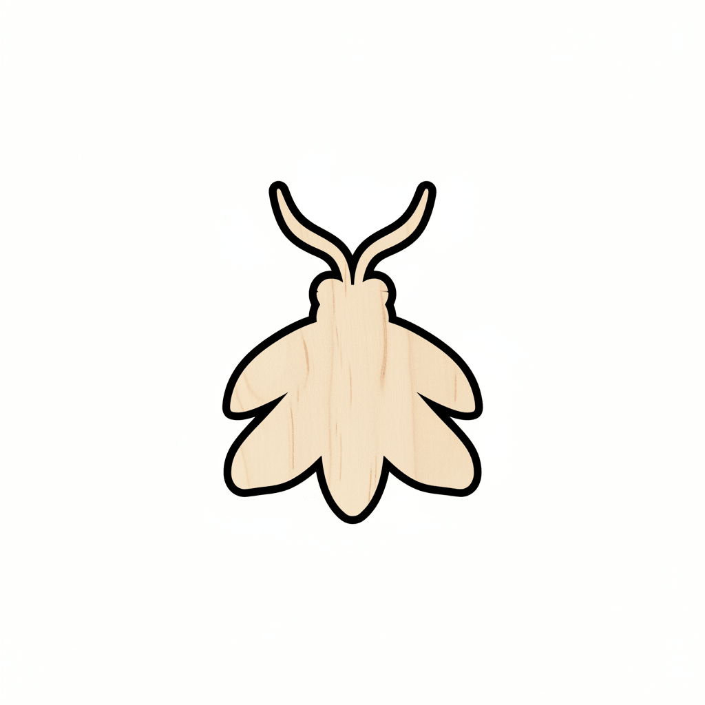 Wood Firefly – Birch Plywood Cutouts for DIY Insect Crafts Blank Door Hanger Wooden Cutout Cut Outs - Unfinished - NameSigns.com