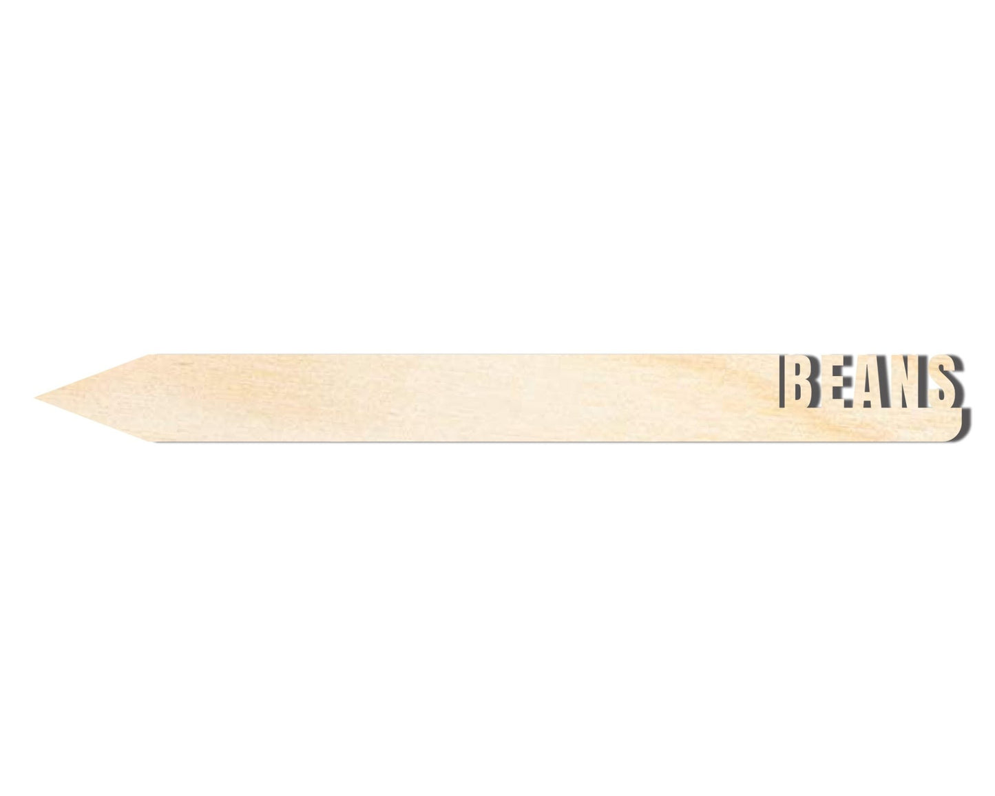 Wood Garden Stake – 24 Inch Unfinished Baltic Birch Cutout for DIY Crafts - NameSigns.com