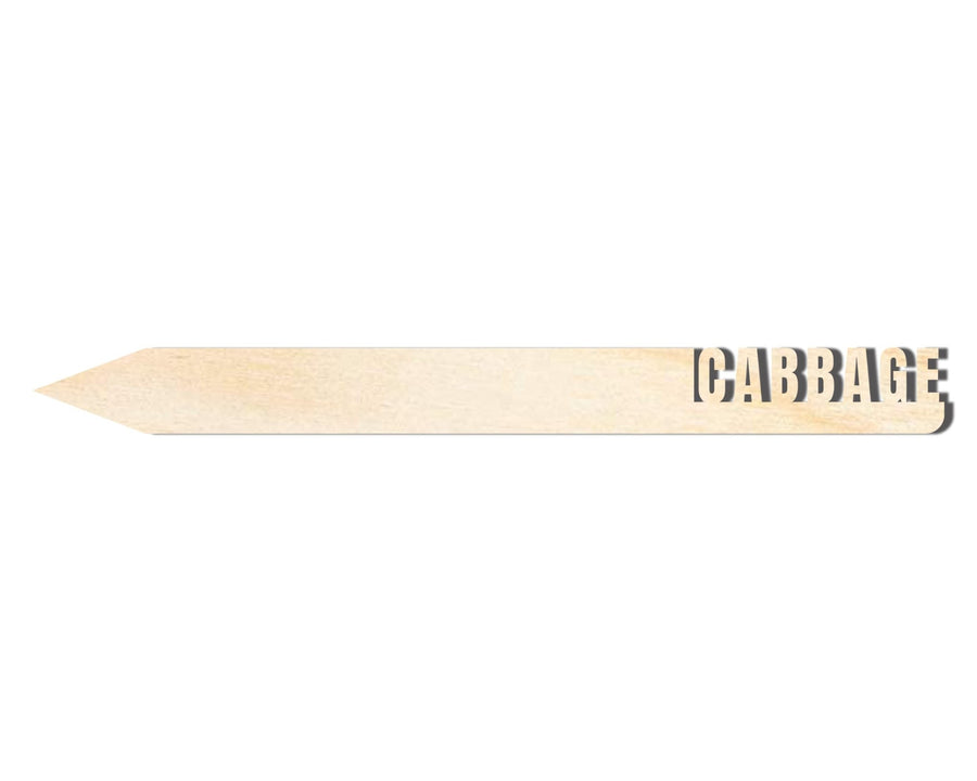 Wood Garden Stake – Wooden Cabbage Cutout for DIY Crafts | Baltic Birch Art - NameSigns.com