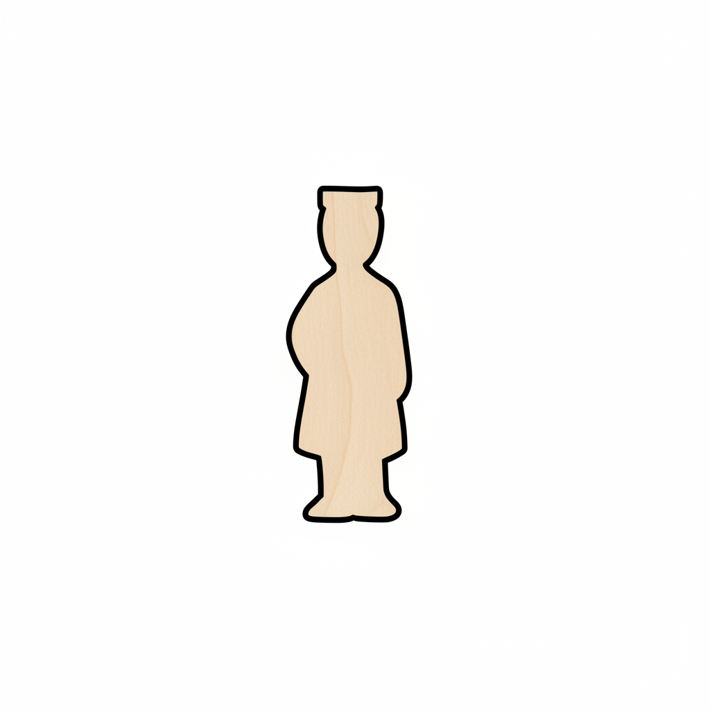 Wood Graduate Graduation Shape - Craft - Blank Door Hanger Wooden Cutout Cut Outs - Unfinished - NameSigns.com
