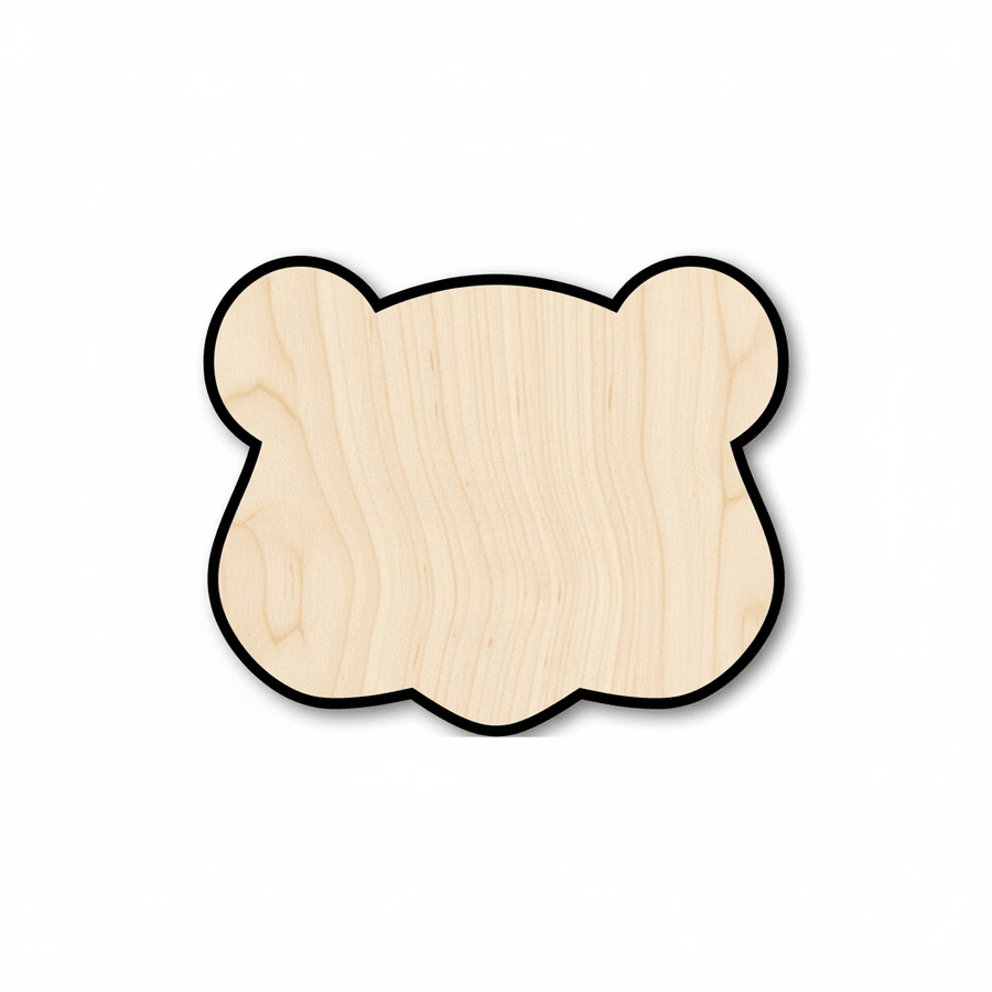 Wood Groundhog - Baltic Birch Plywood Craft Shapes Up to 46" Blank Door Hanger Wooden Cutout Cut Outs - Unfinished - NameSigns.com