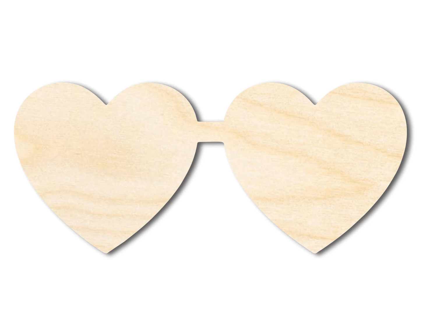 Wood Heart – Laser Cut Wooden Heart Cutout for DIY Crafts Blank Door Hanger Wooden Cutout Cut Outs - Unfinished - NameSigns.com