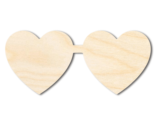 Wood Heart – Laser Cut Wooden Heart Cutout for DIY Crafts Blank Door Hanger Wooden Cutout Cut Outs - Unfinished - NameSigns.com