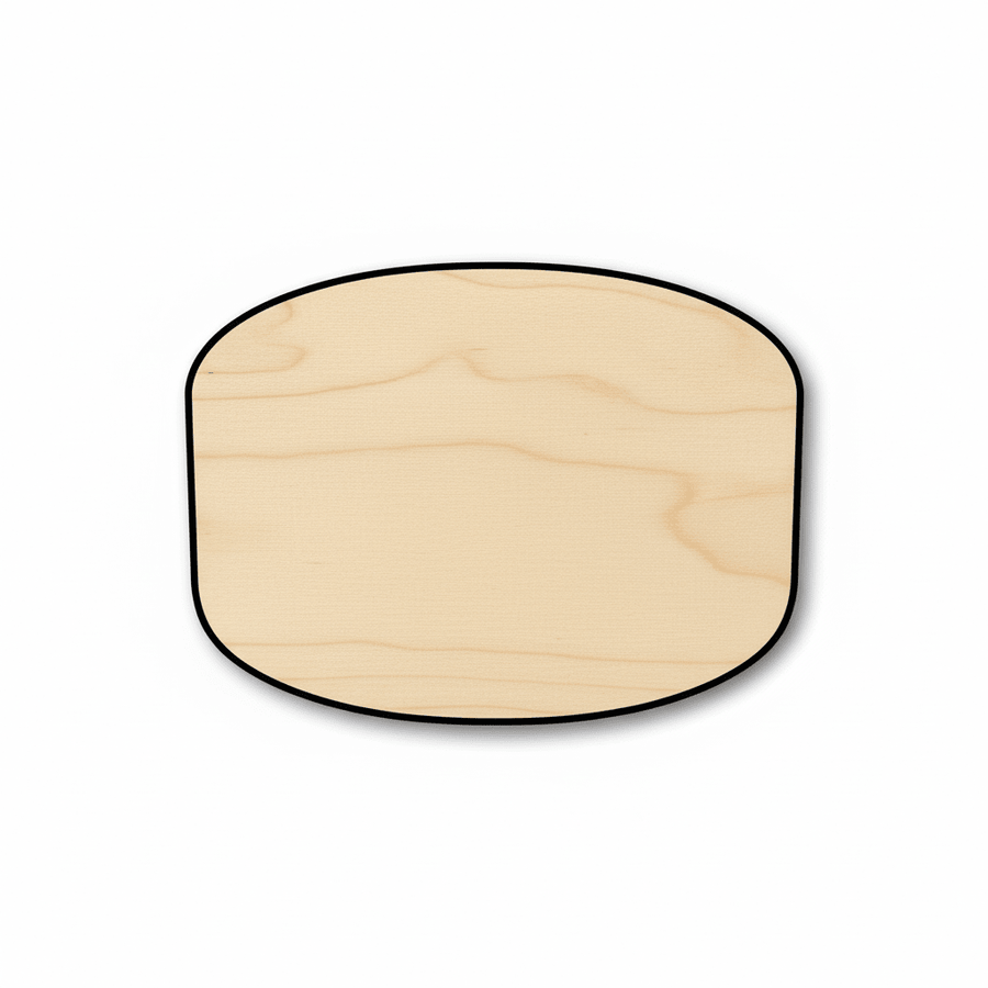 Wood Hockey Silhouette | Baltic Birch Plywood Craft Wood Blanks for DIY Projects Blank Door Hanger Wooden Cutout Cut Outs - Unfinished - NameSigns.com