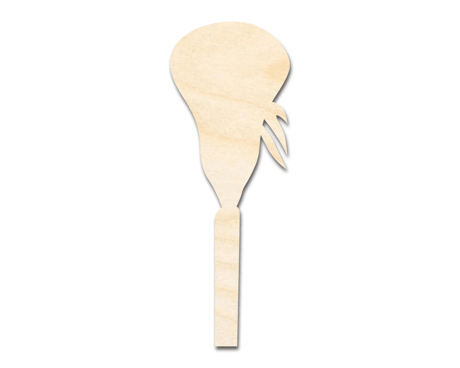 Wood Lacrosse Stick – Laser Cut Wood Craft Cutout Shape for DIY Decor Blank Door Hanger Wooden Cutout Cut Outs - Unfinished - NameSigns.com