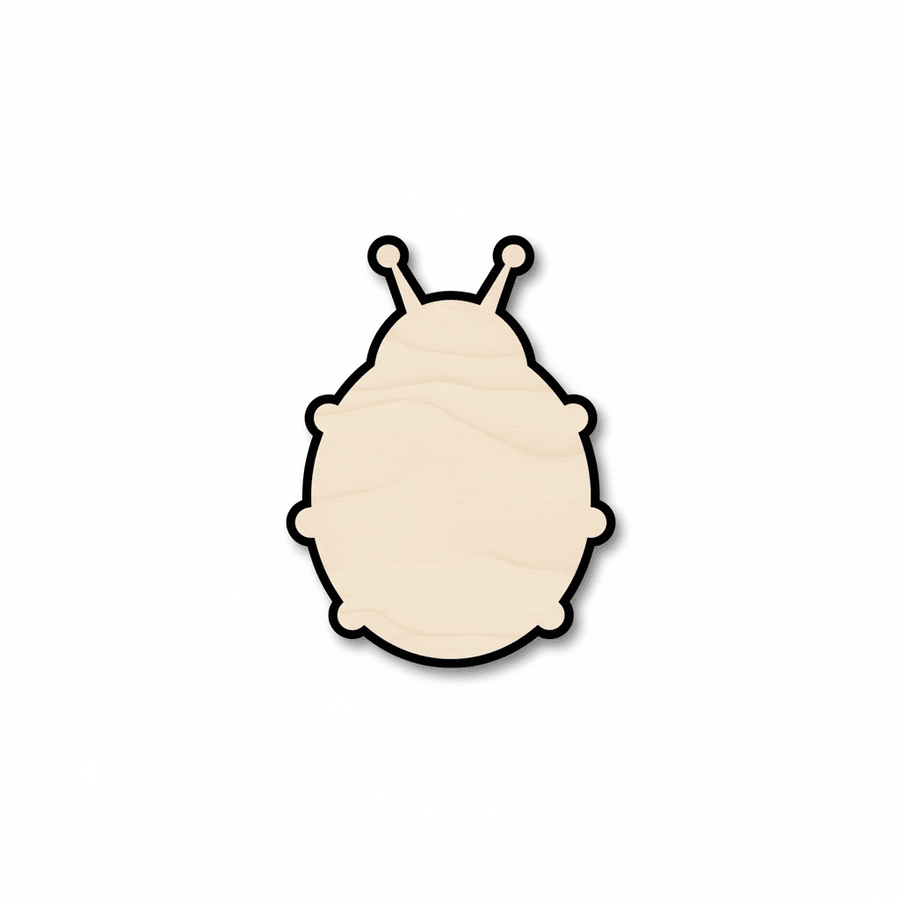 Wood Ladybug – DIY Wooden Insects | Natural Wood Shapes Up to 46" Blank Door Hanger Wooden Cutout Cut Outs - Unfinished - NameSigns.com