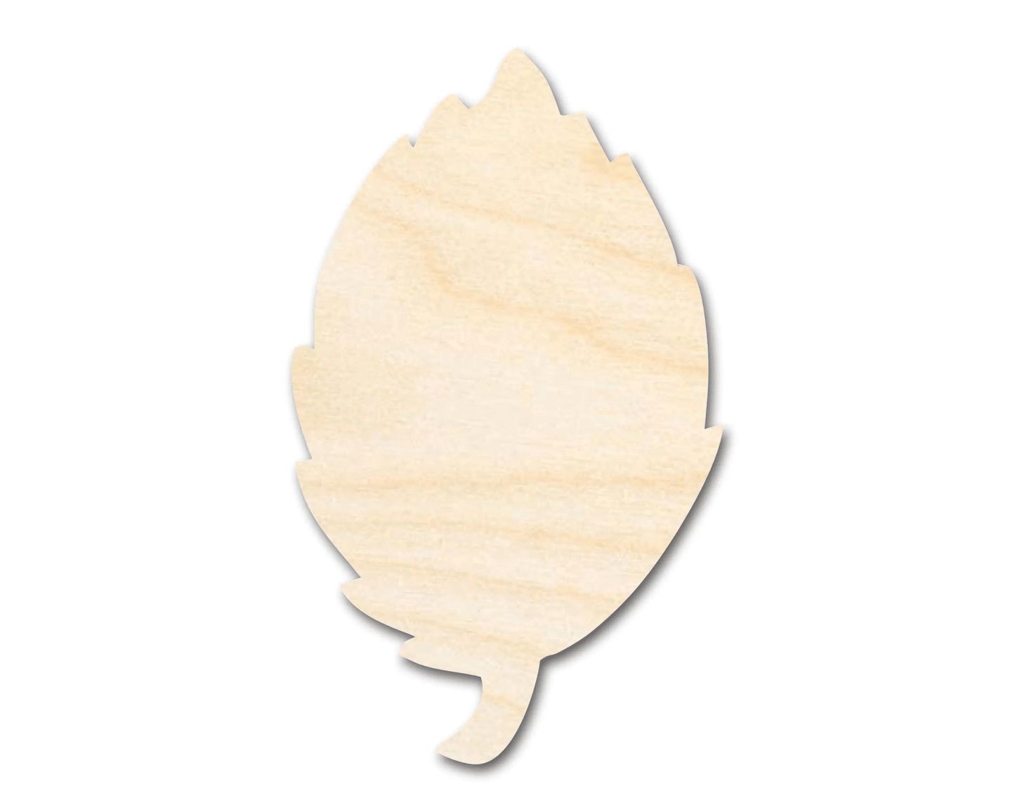 Wood Leaf – Large Fall Leaf Shapes | DIY Wood Crafts & Decor Blank Door Hanger Wooden Cutout Cut Outs - Unfinished - NameSigns.com